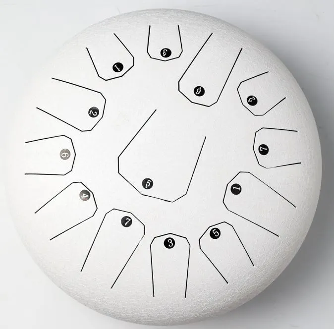 Handpan Tongue Drum 13 Notes 12 Inches